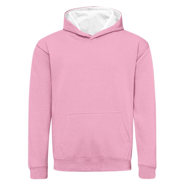 Kinder Hoodie - Classic - Kontrast Miniaturansicht